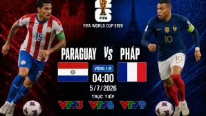 VTV trực tiếp bóng đá Paraguay vs Pháp - Link xem trực tiếp World Cup 2026 hôm nay 5/7 trên VTV3