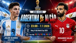 VTV trực tiếp bóng đá Argentina vs Ai Cập - Link xem trực tiếp World Cup 2026 hôm nay 7/7 trên VTV3