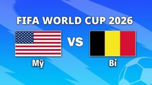 VTV3, VTV6 TRỰC TIẾP bóng đá Mỹ vs Bỉ hôm nay 7/7 - Link xem trực tiếp World Cup 2026 mới nhất