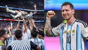 ĐT Argentina để lộ tin tức buồn về Messi khi ăn mừng chiến thắng trong phòng thay đồ
