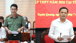 Kết thúc họp báo điểm Toán ở Tuyên Quang: Không để bất kỳ học sinh nào ảnh hưởng danh dự và tâm lý
