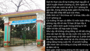 Một phòng thi ở Nghệ An bị tố có 13 điểm 10 Toán: Hiệu trưởng lên tiếng, Sở GD ĐT tỉnh vào cuộc