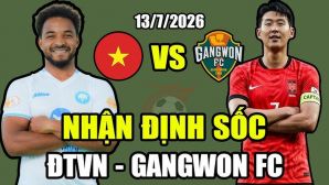 Dự đoán tỷ số ĐT Việt Nam vs Gangwon FC, 14h ngày 13/7 - Nhận định giao hữu bóng đá Việt Nam