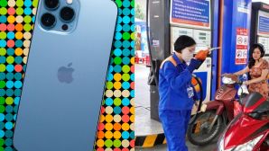 Giá xăng dầu trưa nay 13/7: Xăng E5, E10 vẫn rẻ bèo, dầu giảm kịch sàn, iPhone 13 Pro Max rẻ như cho