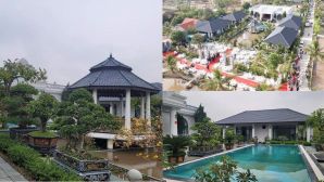 4 anh em vươn lên từ nghèo khó, xây 4 căn biệt thự hướng vào nhau, chi 40 tỷ đồng báo hiếu mẹ già