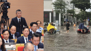 GĐ Sở Xây dựng Hà Nội định nghĩa 'mực nước ngập từ 30 cm và quá 30 phút mới được coi là ngập úng'
