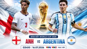 Trực tiếp bóng đá Anh vs Argentina, 2h ngày 16/7 - Link xem trực tiếp World Cup 2026 trên VTV6 HD