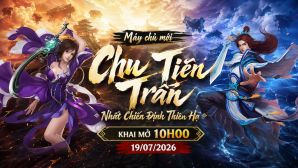 Võ Lâm Miễn Phí ra mắt máy chủ mới Chu Tiên Trấn, cơ hội đua top nhận tượng vàng Kim Mã