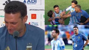 HLV Argentina nói về màn xô xát sau trận chung kết, khen duy nhất 1 cầu thủ đội nhà mà không phải Messi