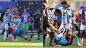 Nguồn cơn khiến cầu thủ Argentina lao vào đánh đội bạn sau khi hết giờ, nhiều người bất ngờ đòi ‘quay xe’