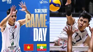 Link xem trực tiếp bóng chuyền Việt Nam vs Myanmar 15h30 24/7 - VTV trực tiếp bóng chuyền SEA V.Cup 2026