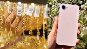 Giá vàng hôm nay trưa 27/7 leo dốc gần 2 triệu đồng mỗi lượng, giá iPhone 17e chạm đáy