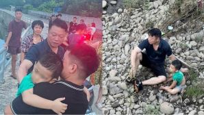 Lời kể của cán bộ xã ở Thái Nguyên bơi gần 100m giữa dòng nước xiết để cứu cháu bé 4 tuổi