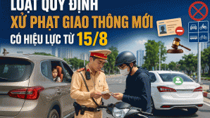 Cập nhật thông tin về loạt quy định xử phạt giao thông mới có hiệu lực từ 15/8 mà nhiều người chưa biết