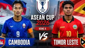 Dự đoán kết quả, tỷ số Campuchia vs Timor Leste - Siêu máy tính nhận định bóng đá AFF Cup 2026 hôm nay 3/8