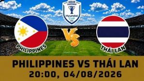 VTV6, VTV5 TRỰC TIẾP bóng đá Philippines vs Thái Lan hôm nay 4/8 - Link xem trực tiếp AFF Cup 2026 mới nhất