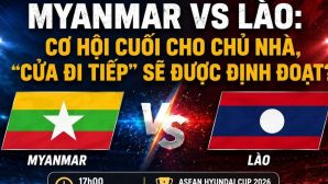 Dự đoán kết quả, tỷ số Myanmar vs Lào - Siêu máy tính nhận định bóng đá AFF Cup 2026 hôm nay 4/8
