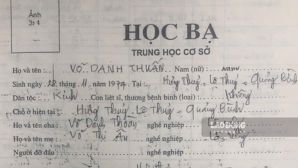 Chi tiết bất thường trong học bạ cấp 2 của Chủ tịch MTTQ xã ở Quảng Trị, Sở đề nghị công an xác minh