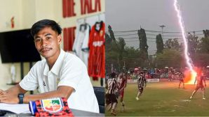 3 cầu thủ Thái Lan thương vong vì bị sét đánh khi đang thi đấu, camera ghi lại giây phút định mệnh