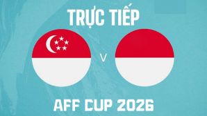 Trực tiếp bóng đá Singapore vs Indonesia hôm nay 7/8 - AFF Cup 2026: Kình địch của ĐT Việt Nam thua đau?
