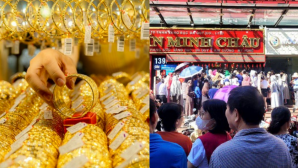Bảng giá vàng hôm nay 10/8: Vàng SJC nhẫn 9999 xoay chiều bất ngờ, đông người xếp hàng chờ giao dịch