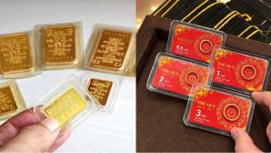 Cập nhật giá vàng hôm nay 10/8: Vàng SJC, nhẫn 9999 đảo chiều khó tin, 1 thương hiệu tụt đến 1 triệu đồng/lượng