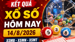 Kết quả xổ số hôm nay 14/8: XSMB, XSMN, XSMT mới nhất