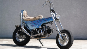 Honda Dax 'lột xác' thành chopper mini - Sang số bằng tay, hardtail và phong cách hot rod cực chất