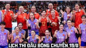 Lịch thi đấu bóng chuyền hôm nay 19/8: Tuyển bóng chuyền nữ Việt Nam đấu Nhật Bản ở giải châu Á khi nào?
