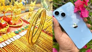 Giá vàng hôm nay chiều 25/8 tiếp đà tăng, vàng nhẫn cao tới 155 triệu đồng, giá iPhone 14 rẻ như cho