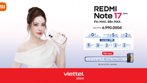 Mua Redmi Note 17 Series ưu đãi đến 10 triệu, bảo hành Max 5 năm tại Viettel Store