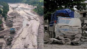 Hình ảnh hé lộ nguyên nhân thật sự dẫn đến lũ quét kinh hoàng ở biên giới Nepal – Trung Quốc