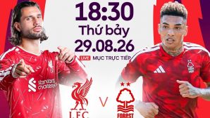 TRỰC TIẾP bóng đá Liverpool vs Nottingham Forest - 18h30 ngày 29/8 - Link xem trực tiếp Ngoại hạng Anh