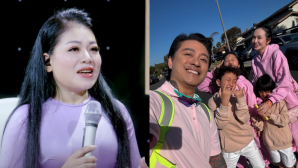 “Nữ hoàng nhạc đỏ” Anh Thơ nhắn nhủ Tuấn Hưng sau khi đưa vợ con sang Mỹ