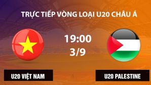 Link xem TRỰC TIẾP bóng đá U20 Việt Nam vs U20 Palestine hôm nay 3/9 - TV360, VFF trực tiếp VL U20 châu Á 2027