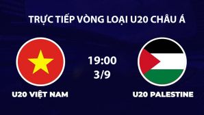 TRỰC TIẾP bóng đá U20 Việt Nam vs U20 Palestine hôm nay 3/9 - Link xem trực tiếp VL U20 châu Á 2027 mới nhất