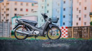Honda Wave 125i độ full đồ hiệu: Brembo, Koso, Showa cùng loạt chi tiết CNC choáng ngợp