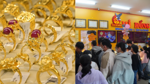 Bảng giá vàng hôm nay trưa 4/9: Vàng SJC vàng nhẫn 9999 tăng rồi giảm gấp, có nơi vẫn giữ giá cao