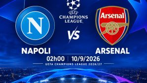 VTV trực tiếp bóng đá Napoli vs Arsenal - Link xem trực tiếp UEFA Champions League hôm nay 10/9 trên VTV