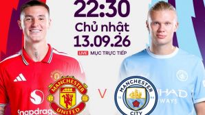 Link xem trực tiếp bóng đá Man Utd vs Man City 22h30 ngày 13/9 - FPTPlay trực tiếp Ngoại hạng Anh hôm nay