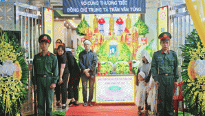 Bộ trưởng Bộ Quốc phòng truy thăng quân hàm cho Thiếu tá hy sinh khi cứu người trên sông Trà Lý