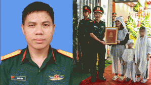 Chủ tịch nước truy tặng Huân chương dũng cảm cho Trung tá Trần Văn Tùng sau vụ hy sinh cứu người