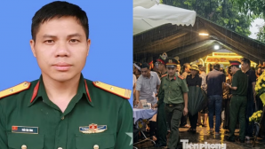 Thiếu tá Trần Văn Tùng hy sinh khi cứu người: 2 con thơ ngóng bố, câu hỏi xé lòng của cậu bé 4 tuổi