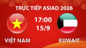 VTV6, VTV3 TRỰC TIẾP bóng đá U23 Việt Nam vs U23 Kuwait hôm nay 15/9 - Link xem trực tiếp ASIAD 2026 mới nhất