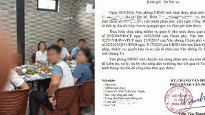 Bí thư xã ở Quảng Trị lên tiếng khi bị phản ánh dùng rượu bia giờ hành chính, lý do bị chụp ảnh?