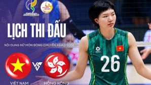 VTV trực tiếp bóng chuyền nữ Việt Nam vs Hong Kong - Link xem trực tiếp bóng chuyền ASIAD 2026 trên VTV