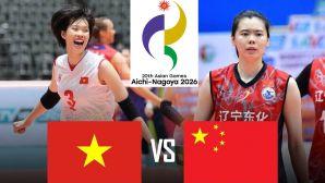 TRỰC TIẾP bóng chuyền nữ Việt Nam đấu Trung Quốc hôm nay 20/9 - VTV phát sóng bóng chuyền nữ ASIAD 2026