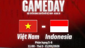 Xem trực tiếp bóng chuyền nữ Việt Nam vs Indonesia ở đâu, kênh nào? Link trực tiếp ASIAD 2026 hôm nay