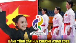 Bảng tổng sắp huy chương ASIAD 2026 mới nhất - Thể thao Việt Nam bay cao với tấm HCV đầu tiên?
