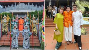 Hoài Linh hiếm hoi xuất hiện, thực hiện 1 nghi lễ trước hàng trăm người